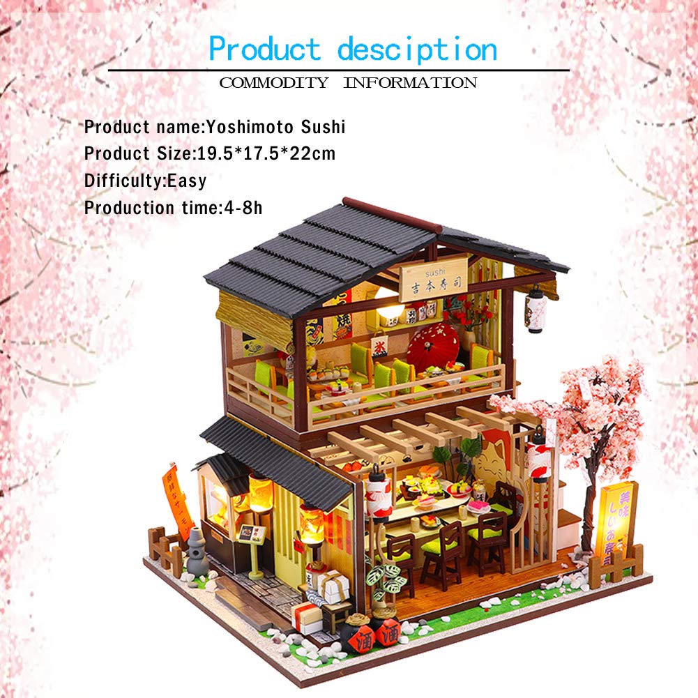 Amazon | DIY ドールハウス ミニチュアキット 防塵 オルゴール付き